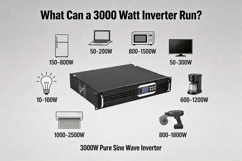 What Can a 3000 Watt Inverter Run