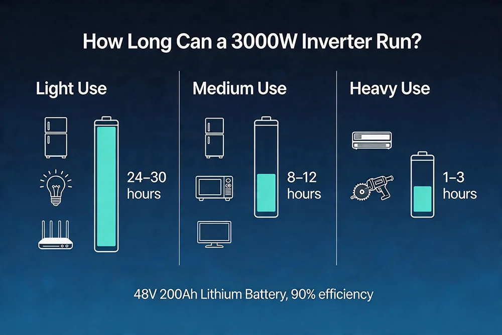 What Can a 3000 Watt Inverter Run